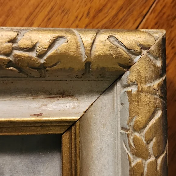 Vintage Thomas Lawrence Blue Boy & Pinkie Framed Black & Gold Victorian Art - Picture 11 of 12